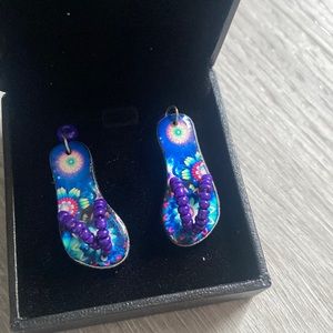 Flip flop earrings